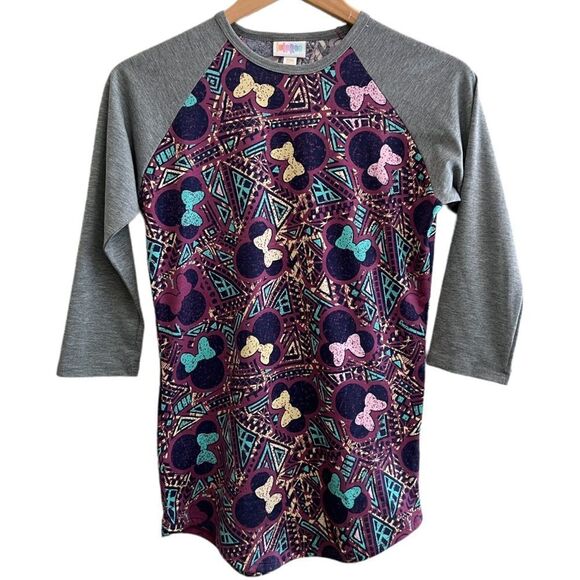 Minnie Mouse LLR Randy T-shirt Purple Blue Gray Yellow XXS NWT 🏷 - Picture 1 of 8